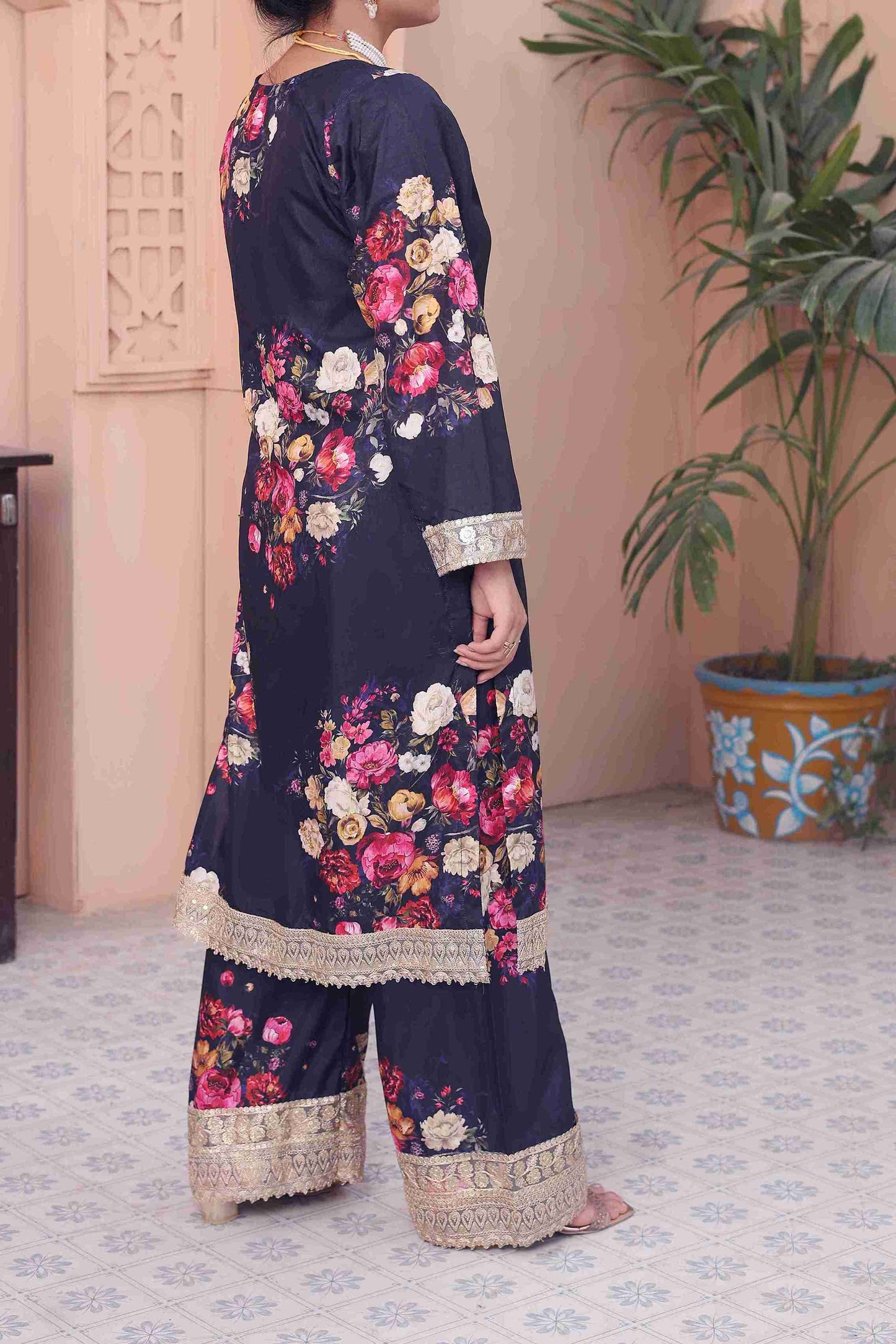 Midnight Navy Garden Luxe