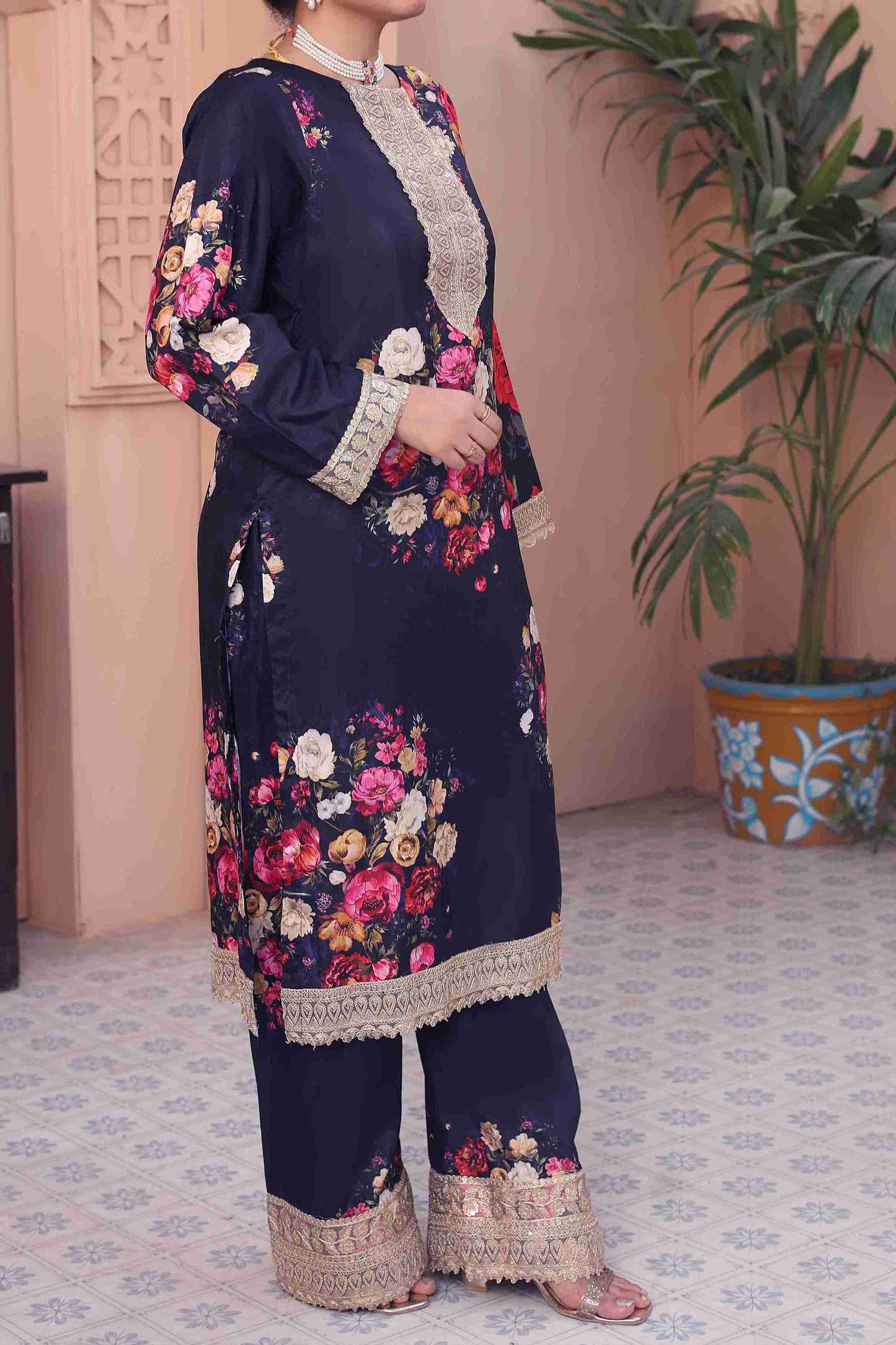 Midnight Navy Garden Luxe