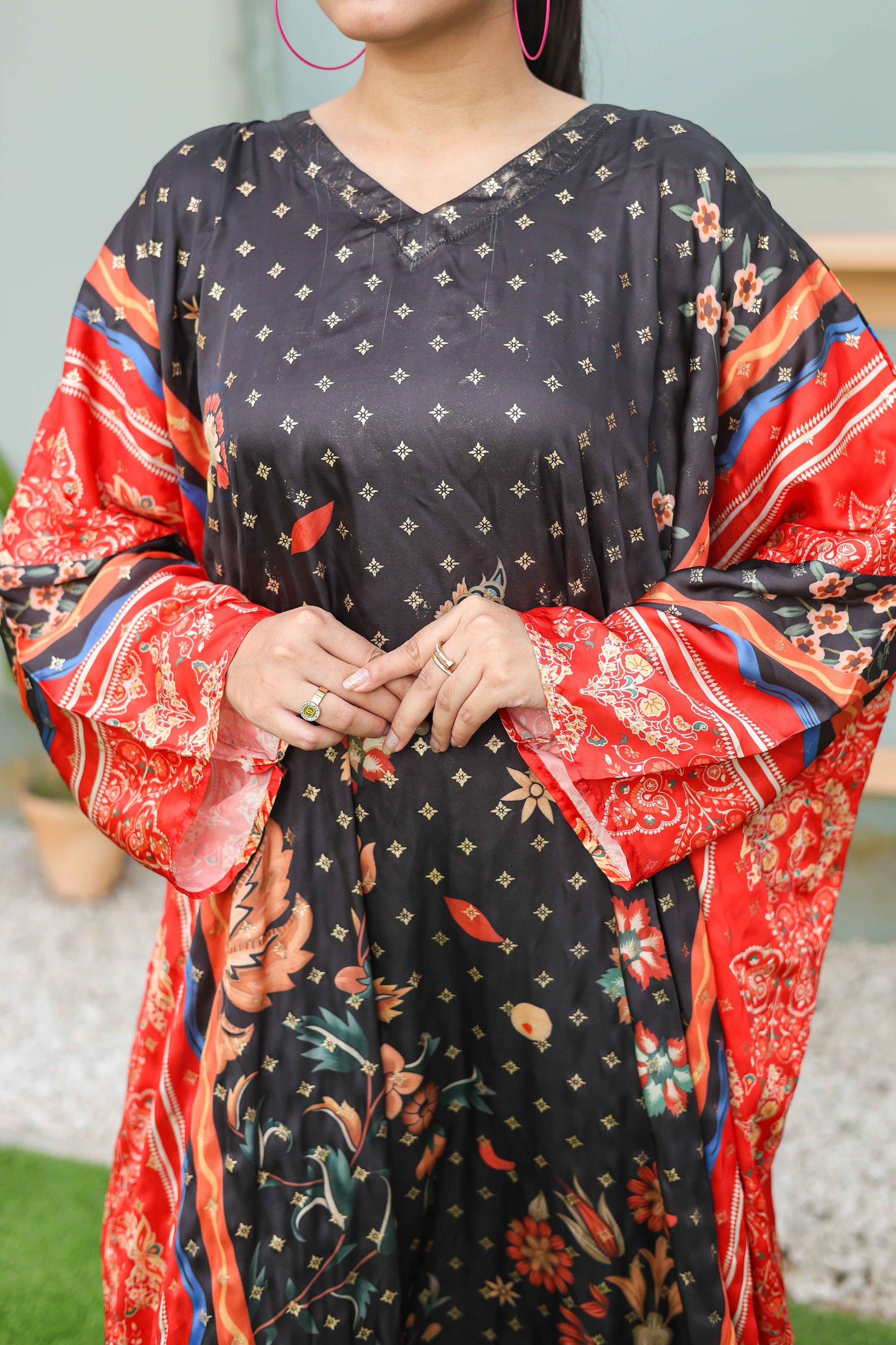Crimson Twilight Kaftan