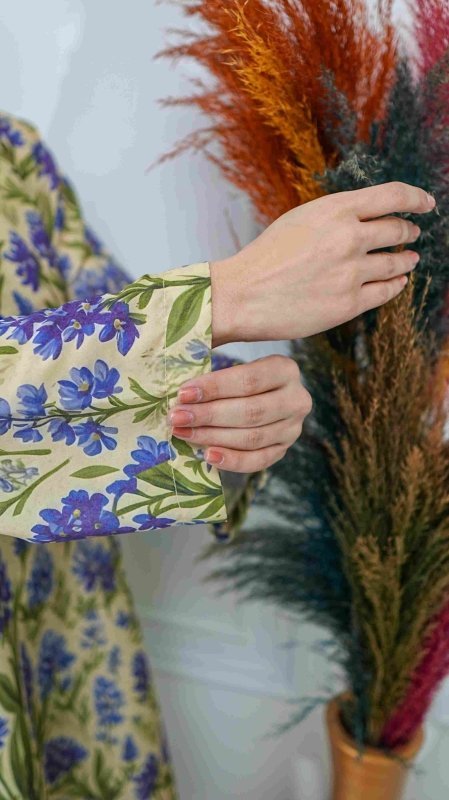 Blooming Lavender Unstitched X Khussa (Combo Set)