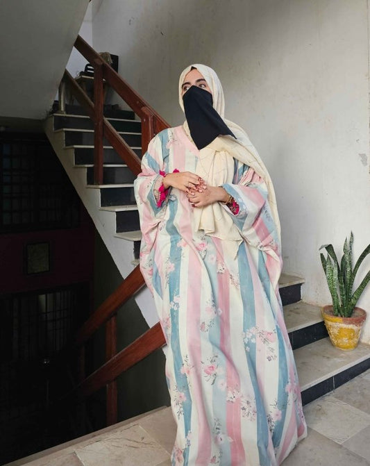 Blossom Stripes Kaftan Tunics