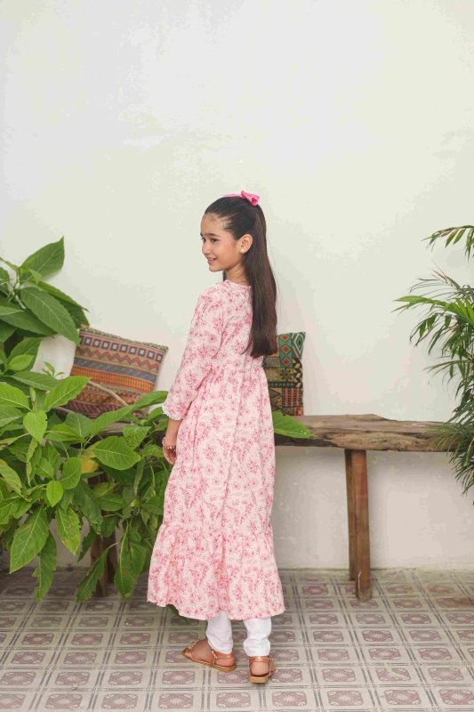 ๐ธ Blush Garden Long Frock