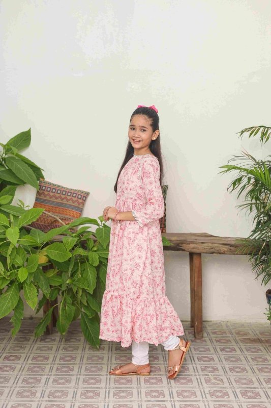 ๐ธ Blush Garden Long Frock