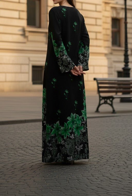 Emerald Noir kaftan