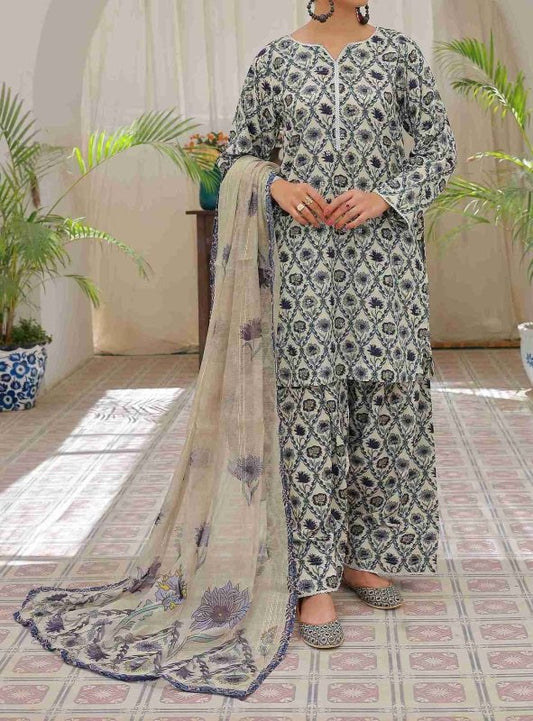 Frosted Florals (Farshi Shalwar)