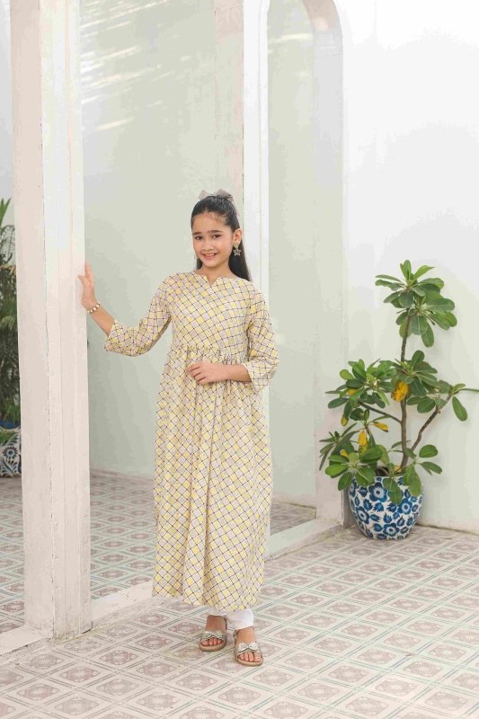 π Golden Lattice Long Frock