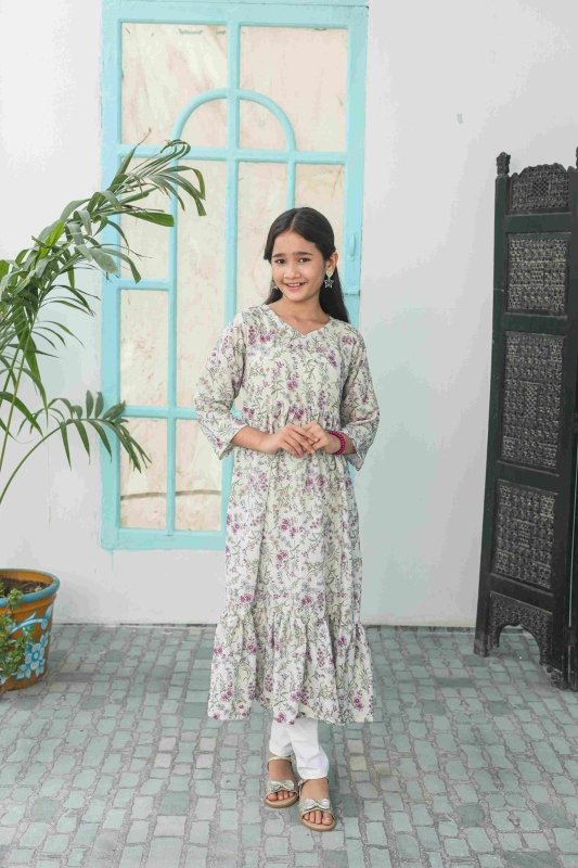 ๐ฟ Lilac Vine Long Frock