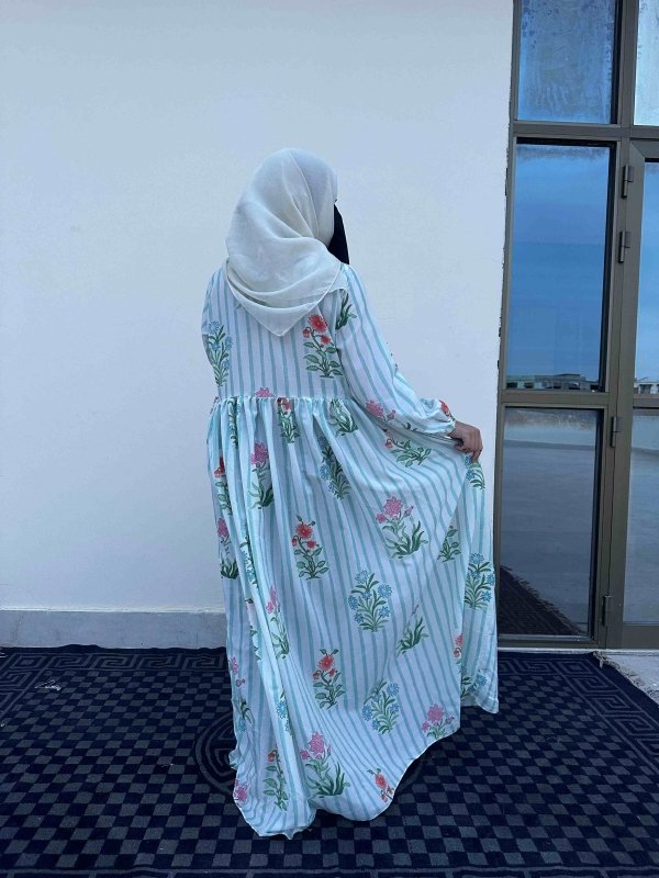 Mint Petal Maxi Tunics