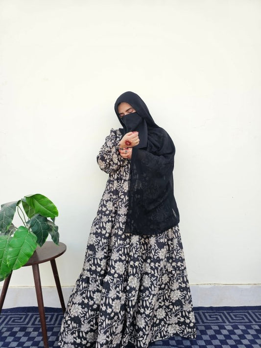 Noir Flora Tunics Dress