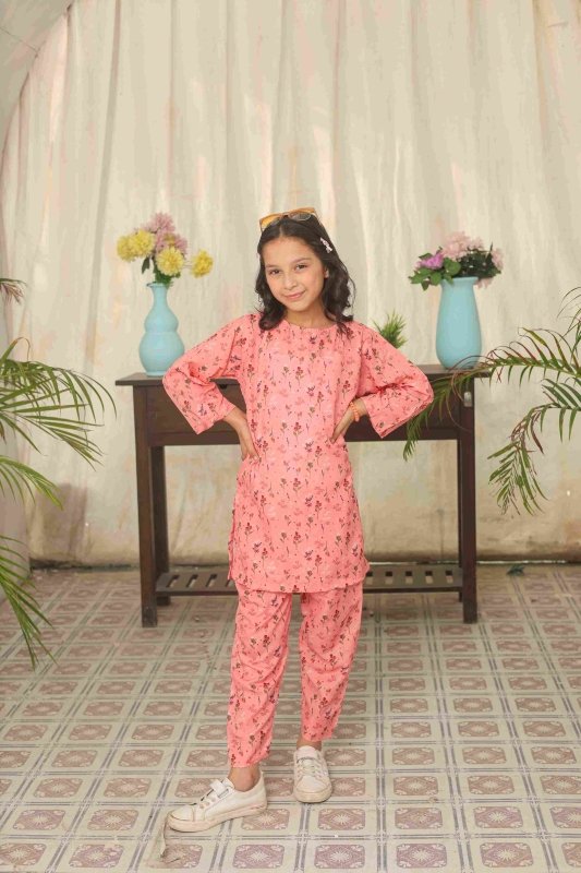 🌸 Peach Blossom Co-Ord Set