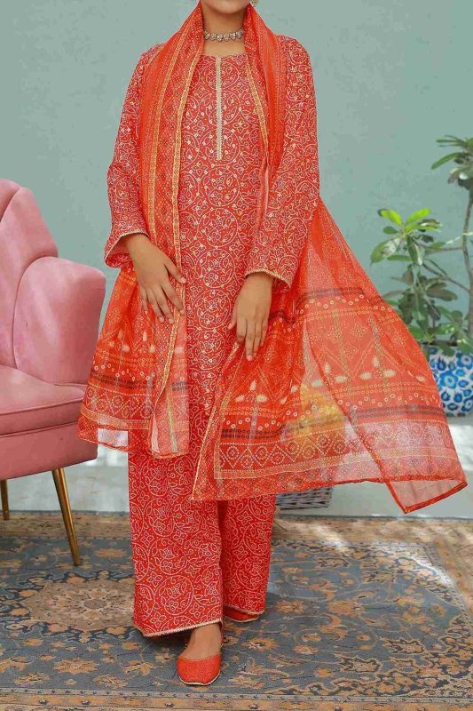 Ruby Radiance (Farshi Shalwar)