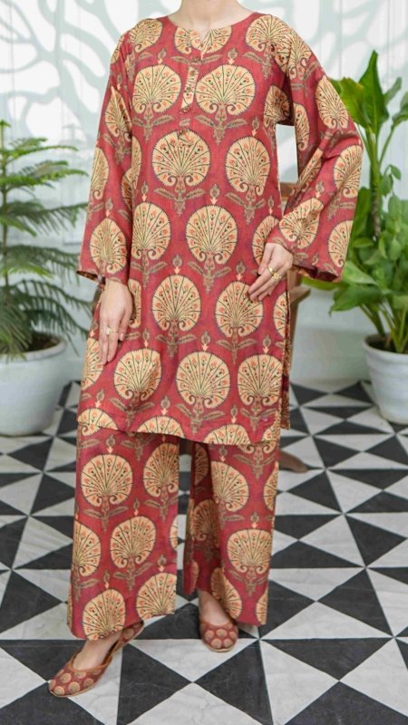 Rustic Royale Unstitched X Khussa (Combo Set)