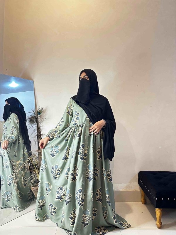 Sage Bloom Maxi Tunics