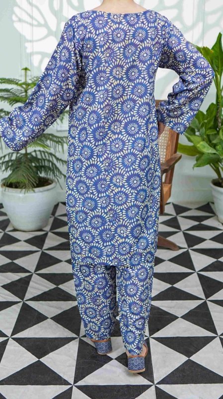 Serene Bloom Unstitched X Khussa (Combo Set)