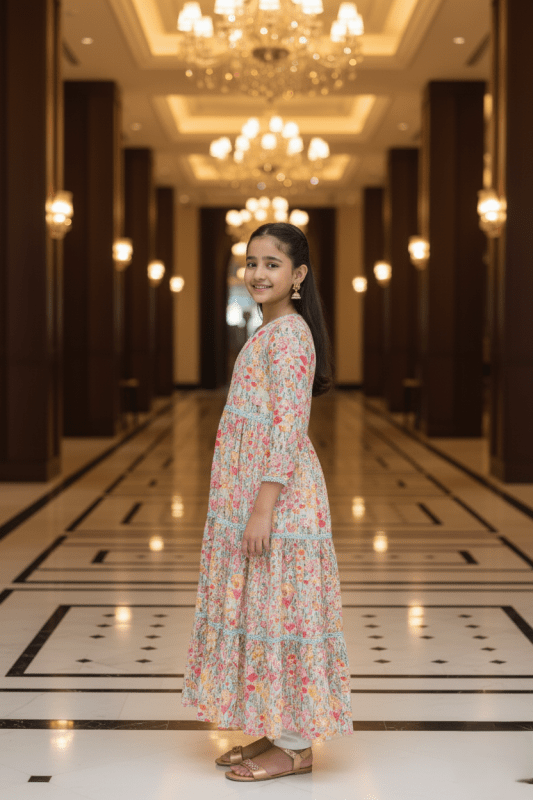 🌷 Tulip Bloom Long Frock