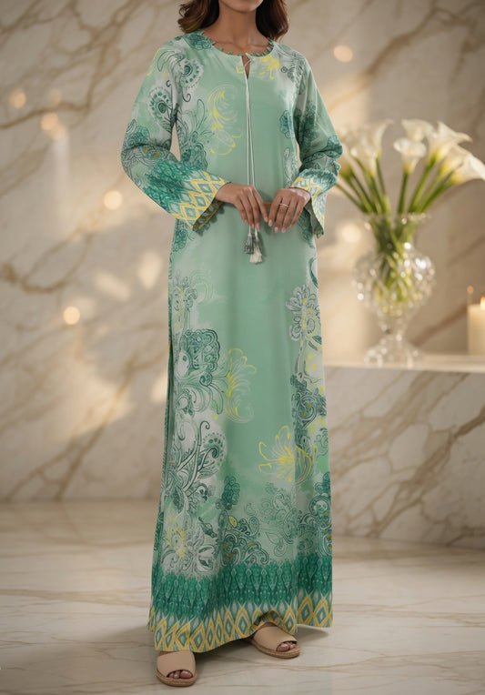 Mint Aura Kaftan