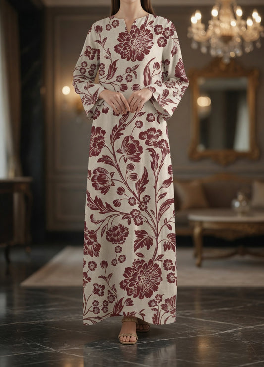 Noor-e-Ruby Bloom Kaftan