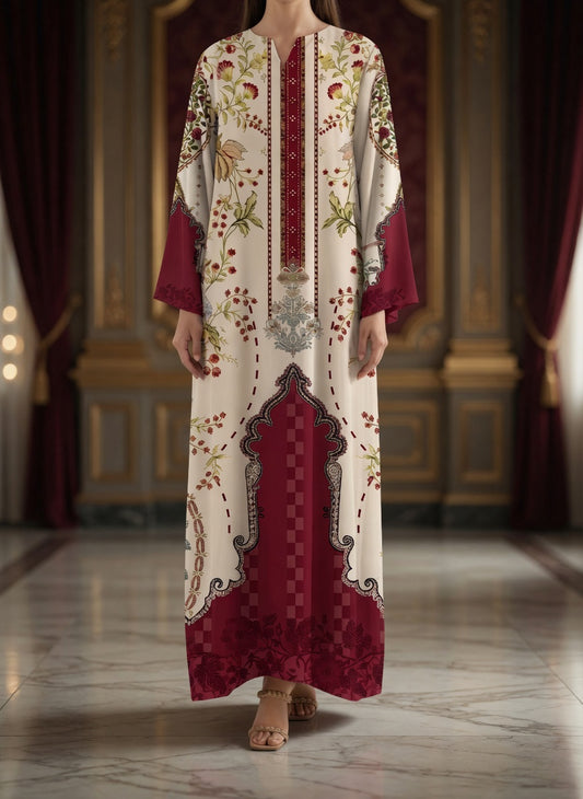 Ruby Ivory Heritage Kaftan