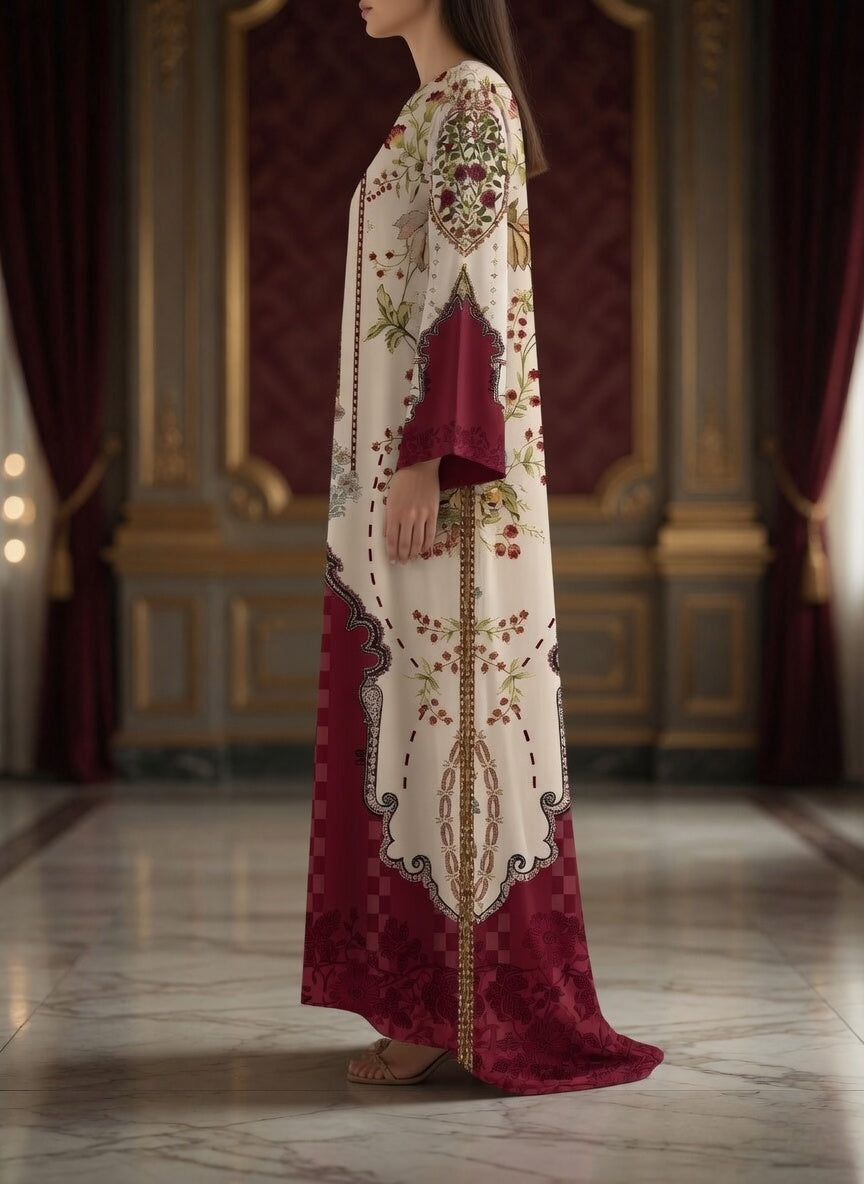 Ruby Ivory Heritage Kaftan