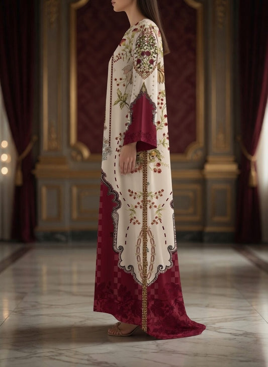 Ruby Ivory Heritage Kaftan