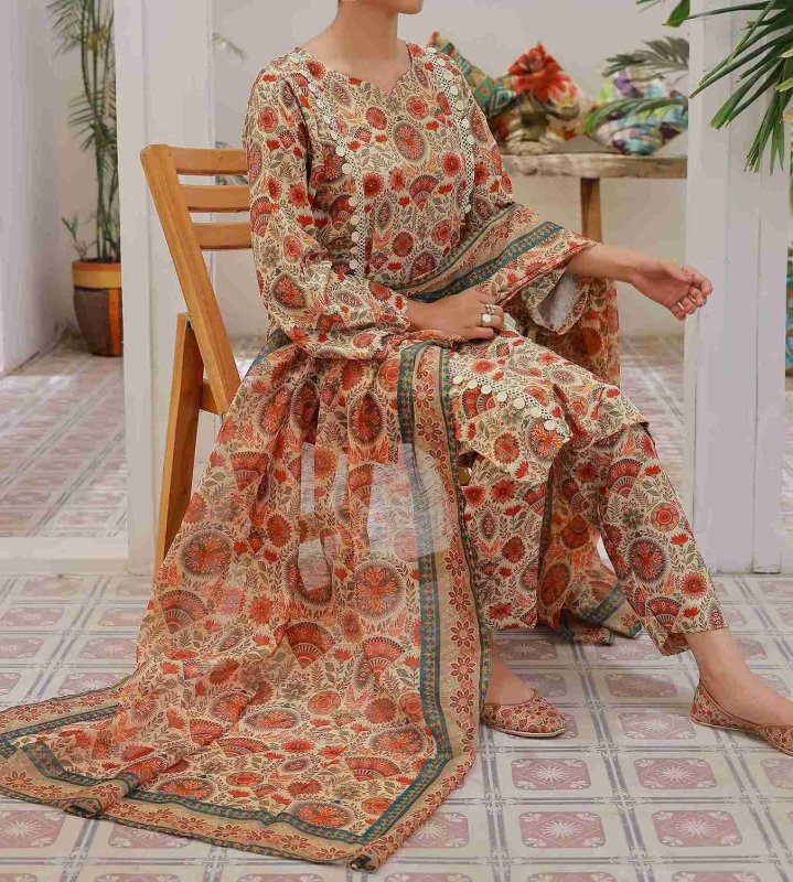 Amber Garden Stitched X KHUSSA (COMBO SET)