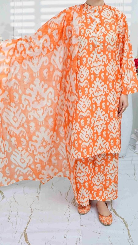 Amber Ikat  Unstitched