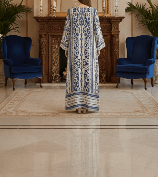 💙 Azure Heritage Kaftan