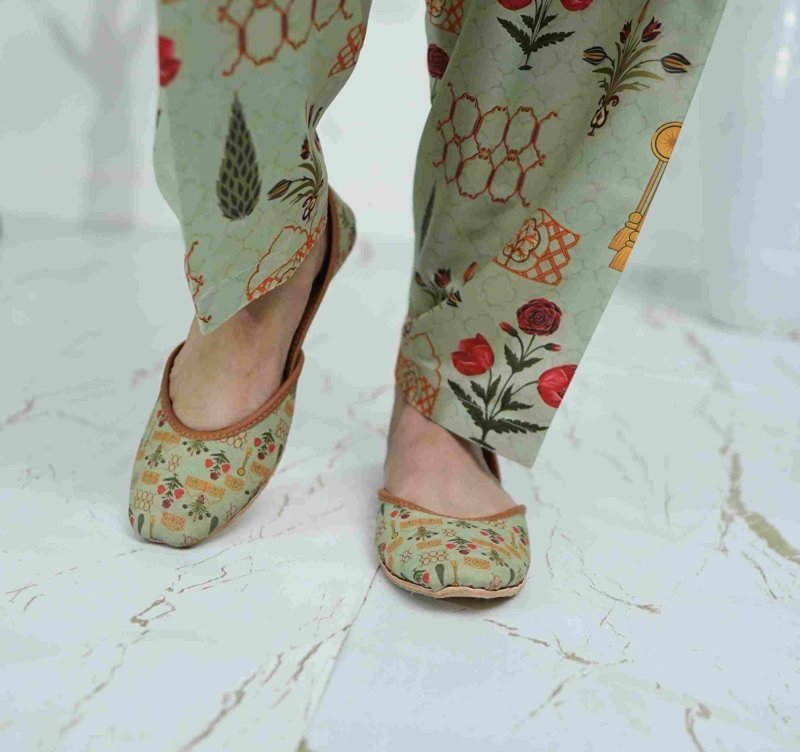 Botanic Bliss Unstitched X Khussa (Combo Set)