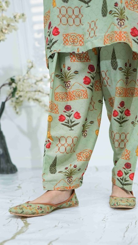 Botanic Bliss Unstitched X Khussa (Combo Set)
