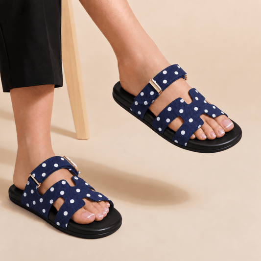 BZJM-Polka Dot-Navy Blue-Medicated