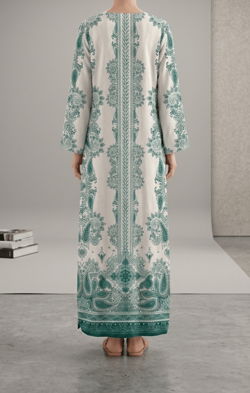 Emerald Ivory Kaftan