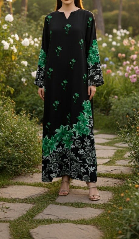 Emerald Noir kaftan
