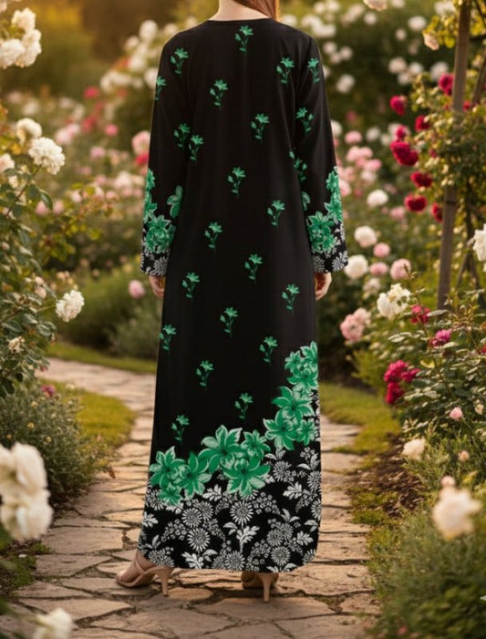 Emerald Noir kaftan