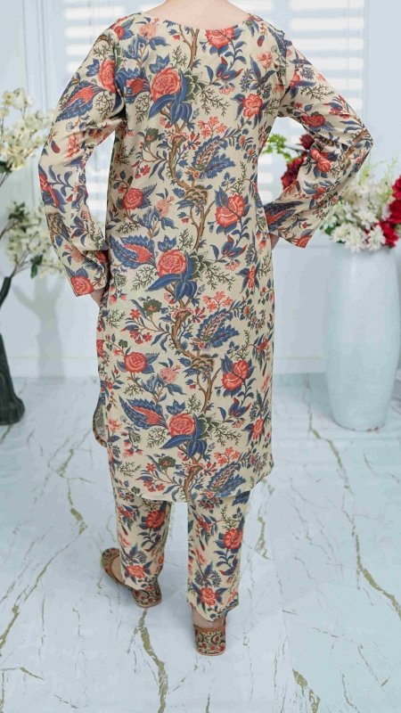 Floral Symphony  Unstitched X Khussa (Combo Set)
