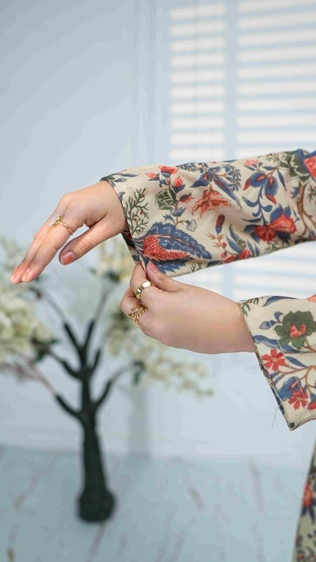 Floral Symphony  Unstitched X Khussa (Combo Set)