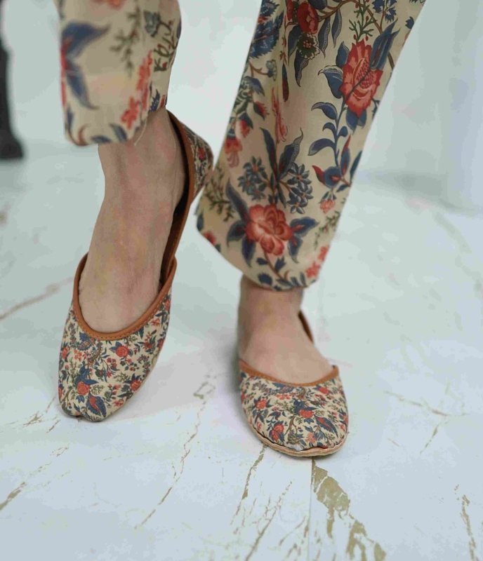 Floral Symphony  Unstitched X Khussa (Combo Set)