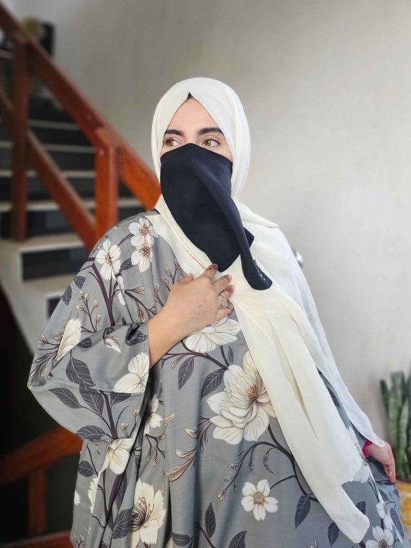 Grey Bloom Kaftan Tunics