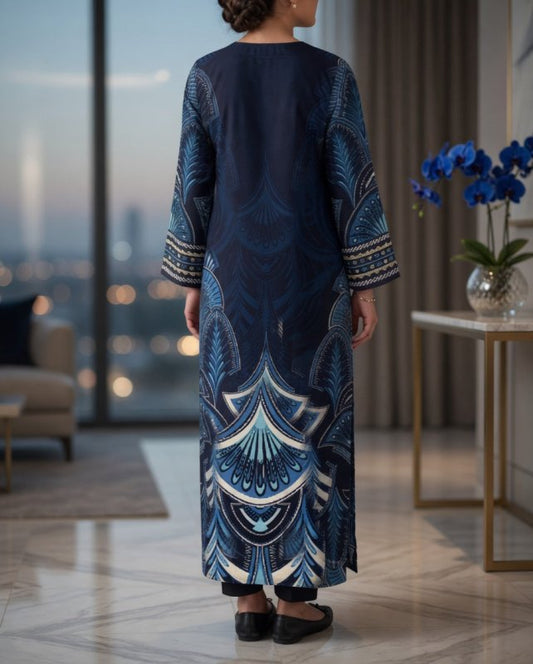 Indigo Royal kaftan (Kids)