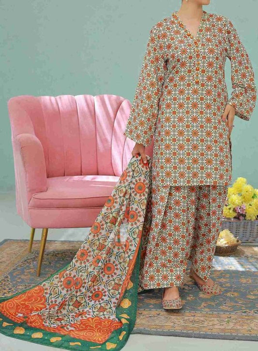 Ivory Garden (Farsh Shalwar) Stitched X KHUSSA (COMBO SET)