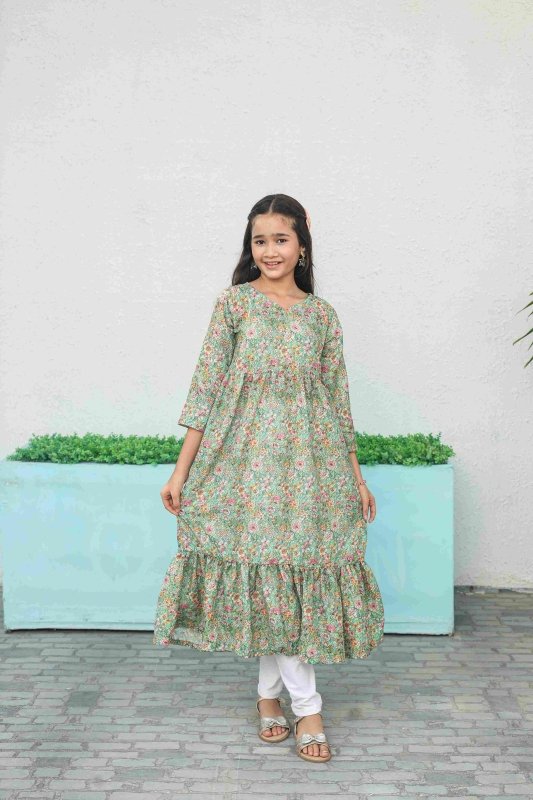 🌼 Meadow Charm Long Frock