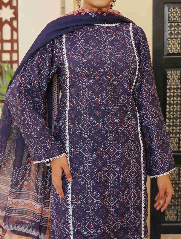 Neel Tara UnStitched X KHUSSA (COMBO SET)