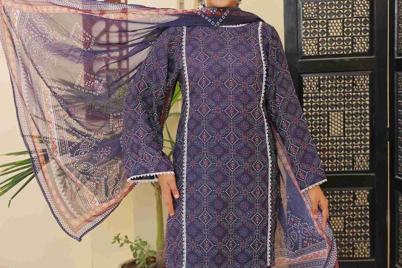 Neel Tara UnStitched X KHUSSA (COMBO SET)