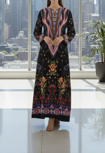 Nocturne Garden kaftan