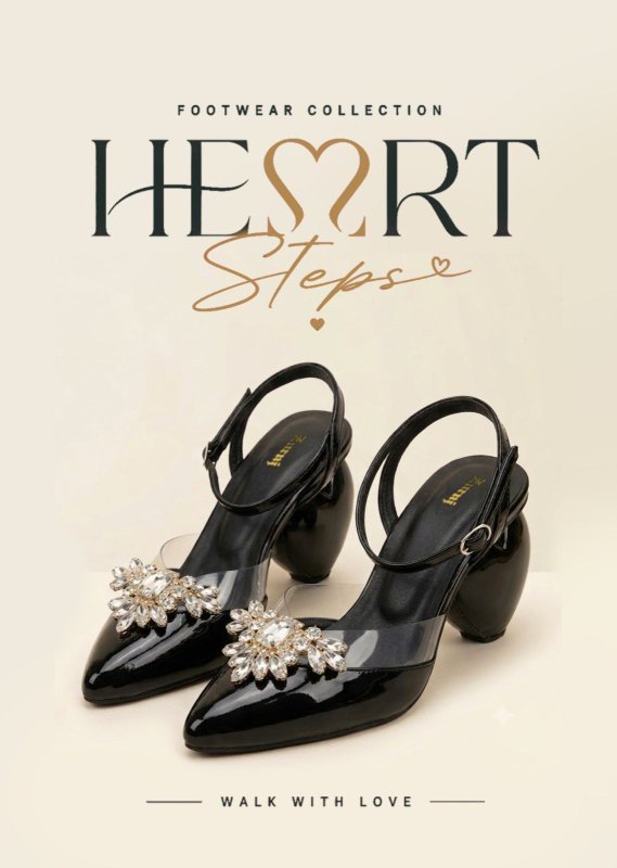 Noir Crystal Slingbacks