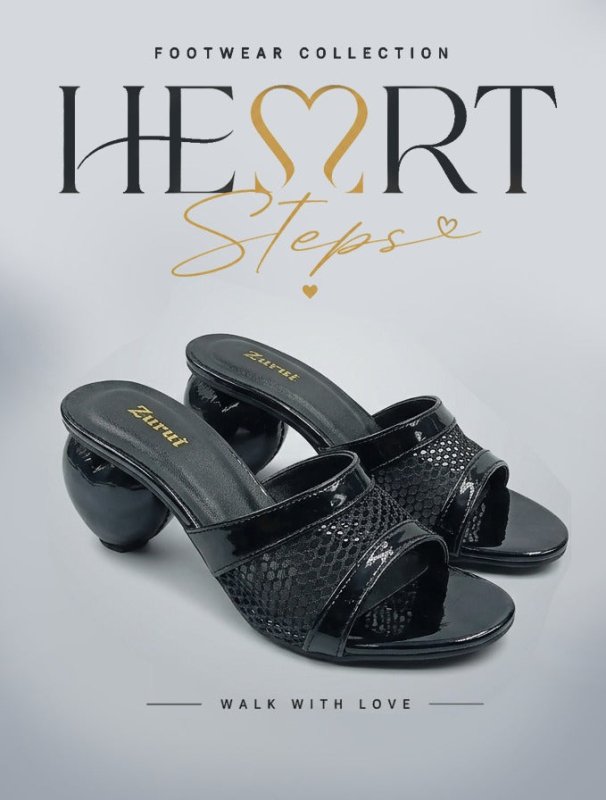 Noir Mesh Mules