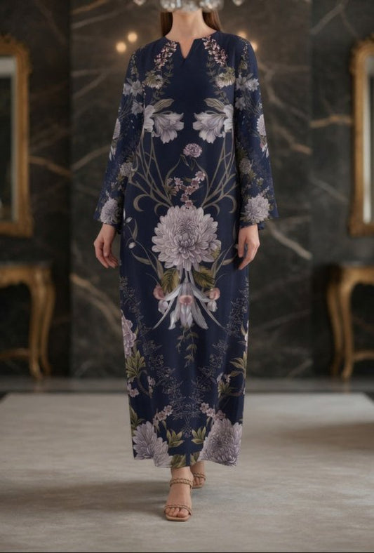 Noor-e-Midnight Bloom Kaftan