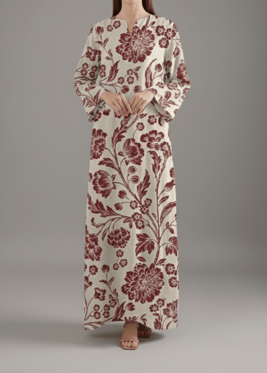 Noor-e-Ruby Bloom Kaftan