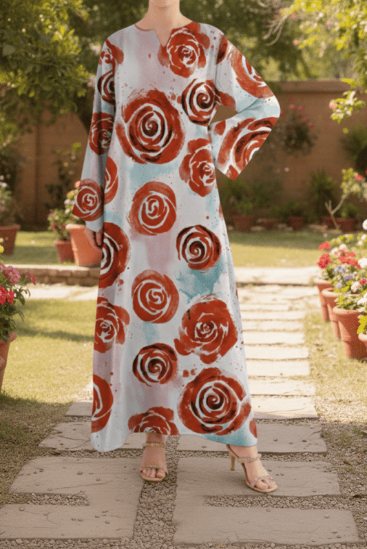 Rose Bloom kaftan