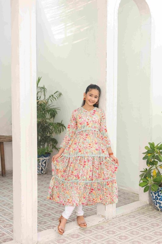 🌷 Tulip Bloom Long Frock