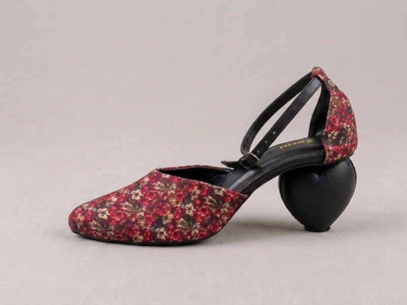 Velvet Bloom Heels